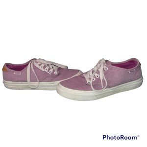 Vans Plum Purple Heather Canvas Sneakers - Size 6.5
